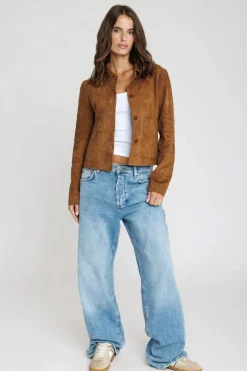 Blouson Femme Serge Pariente Roma New Tobacco
