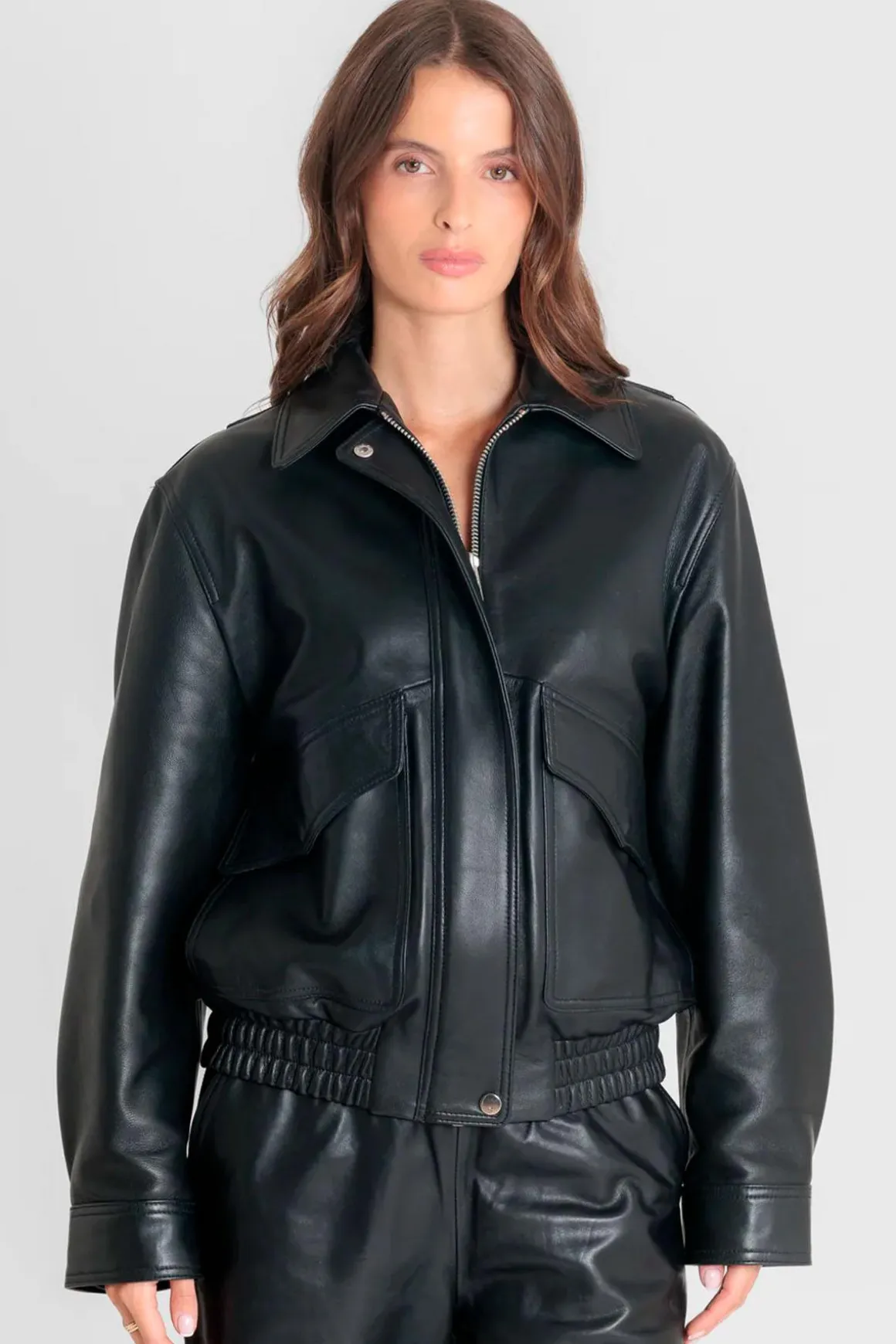 Blouson Femme Serge Pariente Reyna Sheep Black