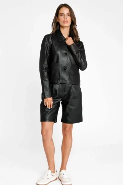 Blouson Femme Serge Pariente Elina Black