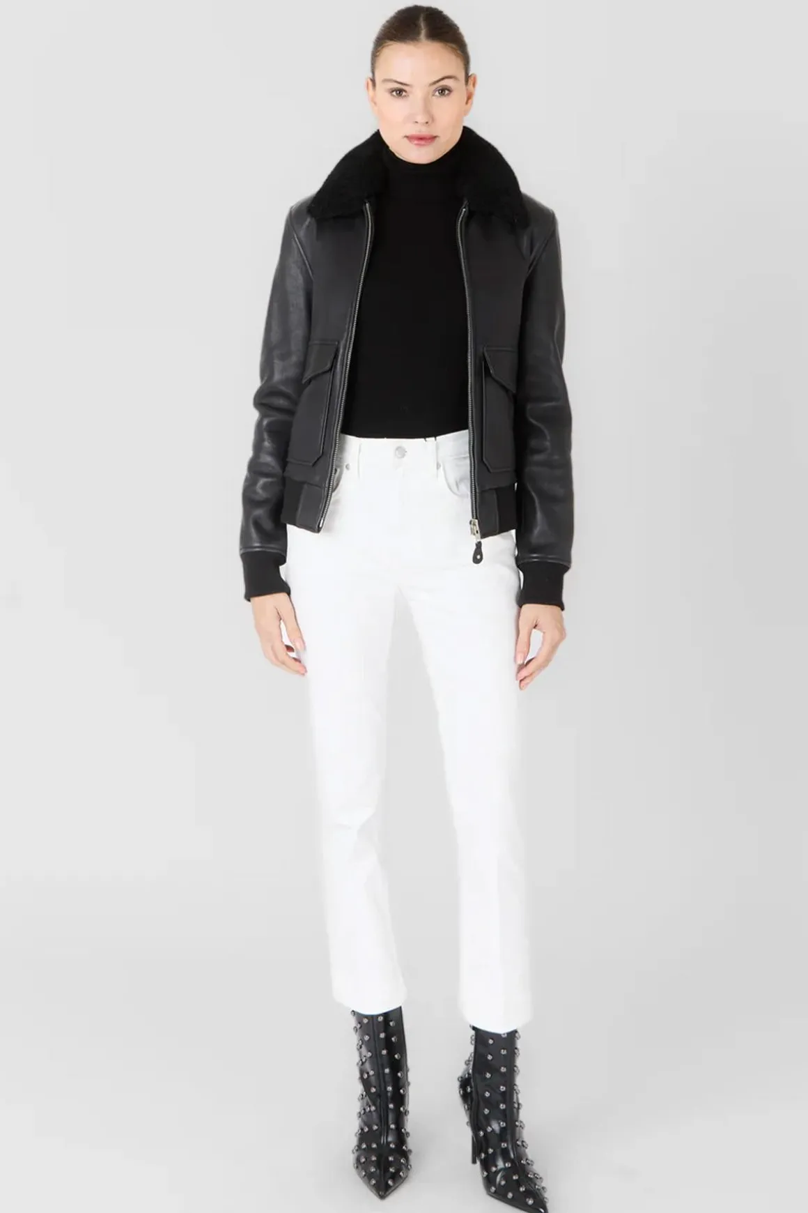 Blouson Femme Serge Pariente Romane Black