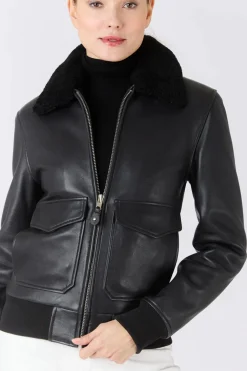 Blouson Femme Serge Pariente Romane Black