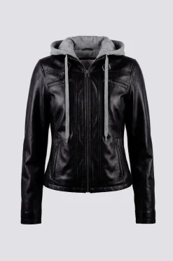 Blouson Femme Serge Pariente 77040 Hood Noir