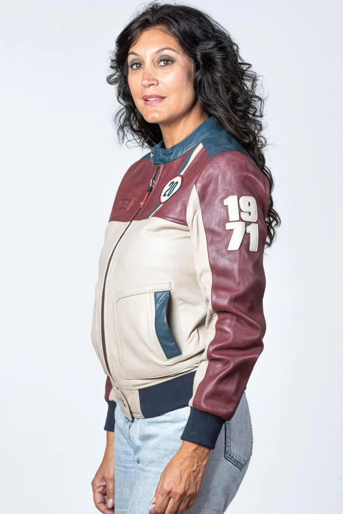 Blouson Femme Steve Mcqueen Danica Dark Red