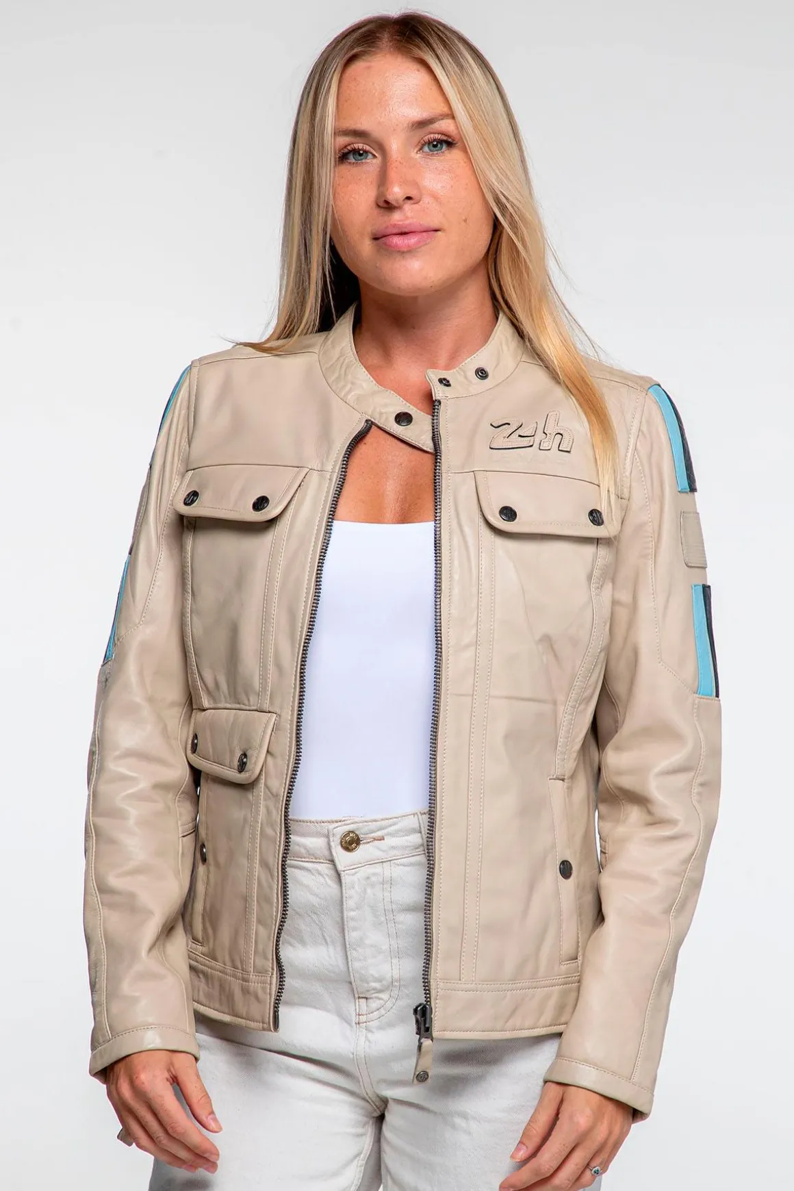 Blouson Femme Steve Mcqueen Hill Ecru