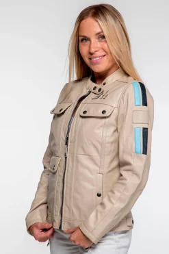 Blouson Femme Steve Mcqueen Hill Ecru