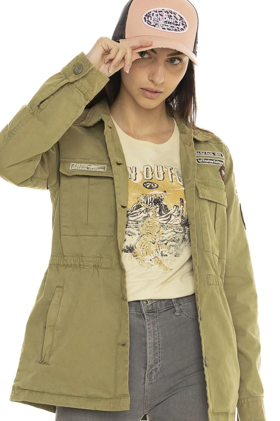 Blouson Femme Von Dutch Veste Lip K