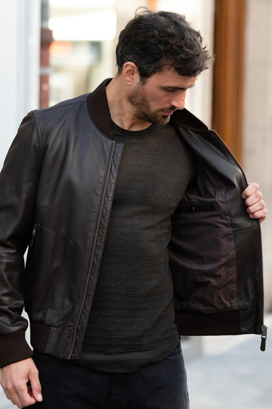Blouson Homme Aeronautica Militare Pn5053Upl00320 00083 Marrone