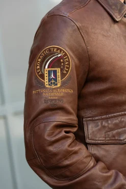 Blouson Homme Aeronautica Militare Pn0963U100839 00048 Tabacco