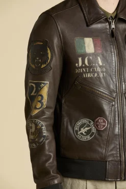Blouson Homme Aeronautica Militare Pn5056U100839 00083 Marrone