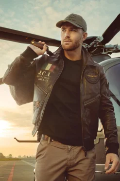 Blouson Homme Aeronautica Militare Pn5056U100839 00083 Marrone