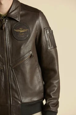 Blouson Homme Aeronautica Militare Pn5056U100839 00083 Marrone