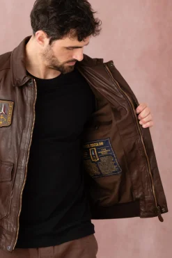 Blouson Homme Aeronautica Militare Pn5038Pl147 00002 Testa Di Moro