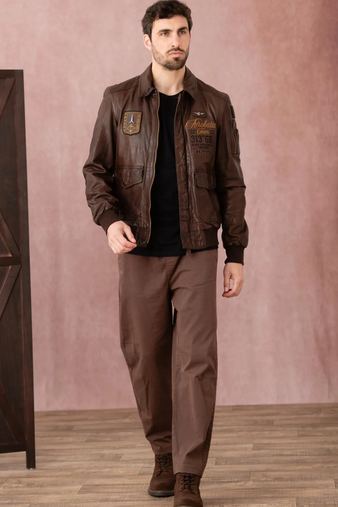 Blouson Homme Aeronautica Militare Pn5038Pl147 00002 Testa Di Moro