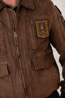 Blouson Homme Aeronautica Militare Pn5047Pl00300 00083 Marrone