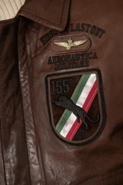 Blouson Homme Aeronautica Militare Pn5048Pl147 00009 Chocolate