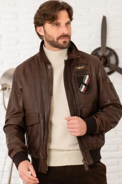 Blouson Homme Aeronautica Militare Pn5048Pl147 00009 Chocolate