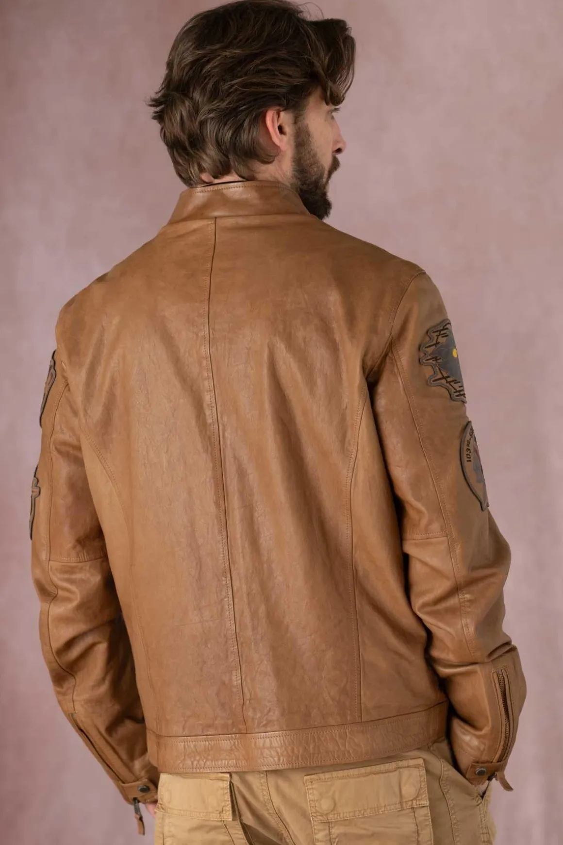 Blouson Homme Aeronautica Militare Pn5037Pl147 00006 Cuoio