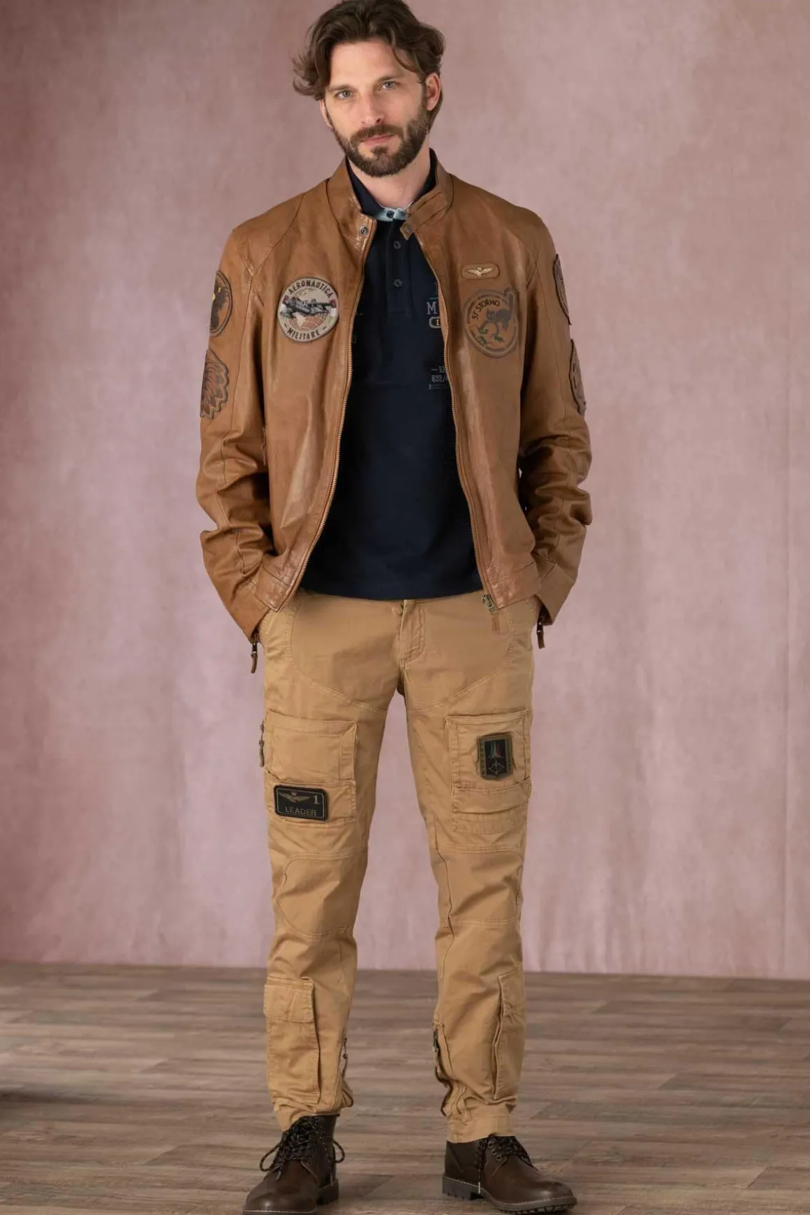 Blouson Homme Aeronautica Militare Pn5037Pl147 00006 Cuoio