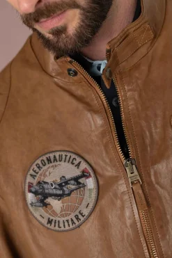 Blouson Homme Aeronautica Militare Pn5037Pl147 00006 Cuoio