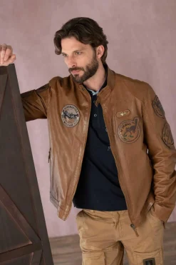Blouson Homme Aeronautica Militare Pn5037Pl147 00006 Cuoio
