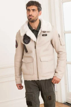 Blouson Homme Aeronautica Militare Pn1591876 Beige