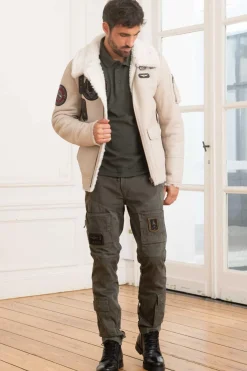 Blouson Homme Aeronautica Militare Pn1591876 Beige