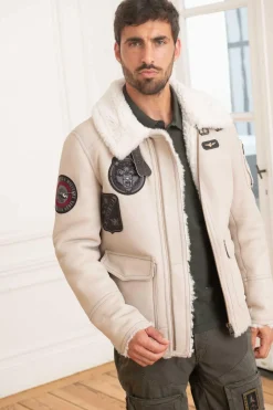 Blouson Homme Aeronautica Militare Pn1591876 Beige