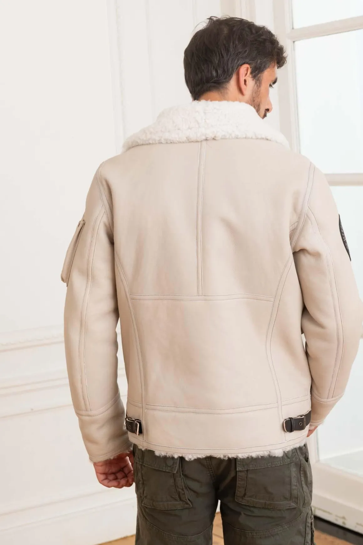 Blouson Homme Aeronautica Militare Pn1591876 Beige