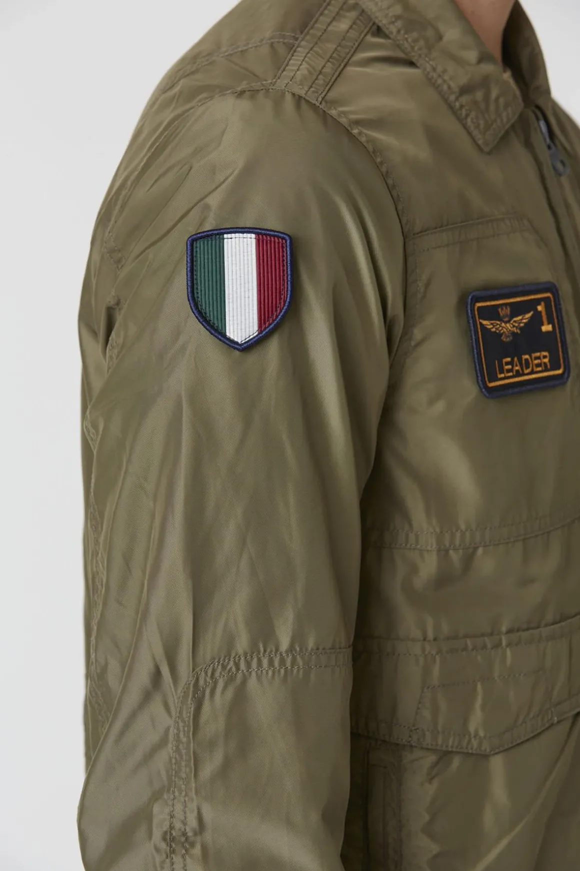 Blouson Homme Aeronautica Militare Ab2071Ct3081 07293 Military Olive