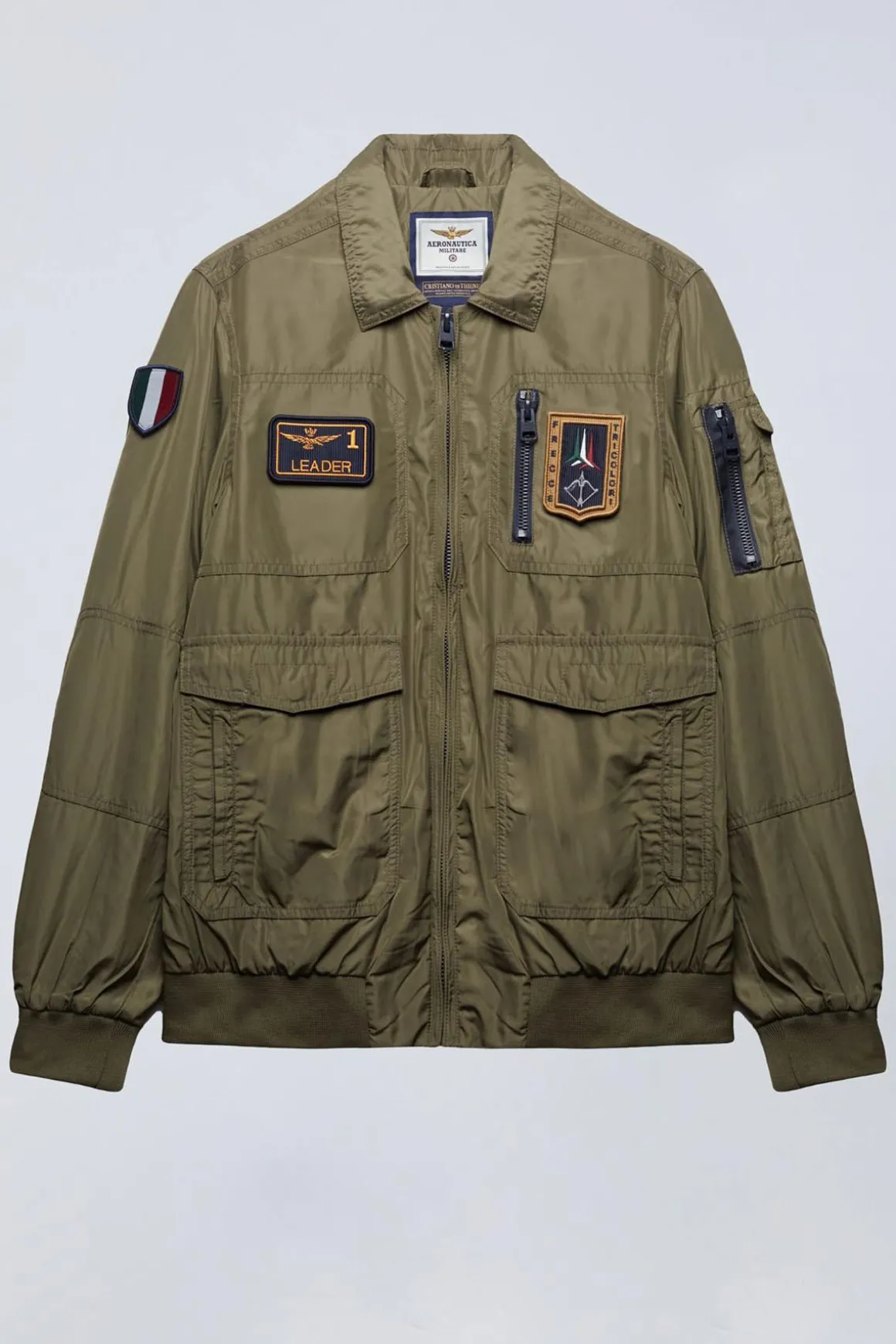 Blouson Homme Aeronautica Militare Ab2071Ct3081 07293 Military Olive