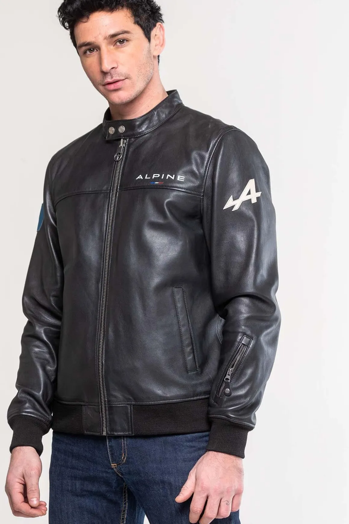 Blouson Homme Alpine Jean Sheep Crown Black