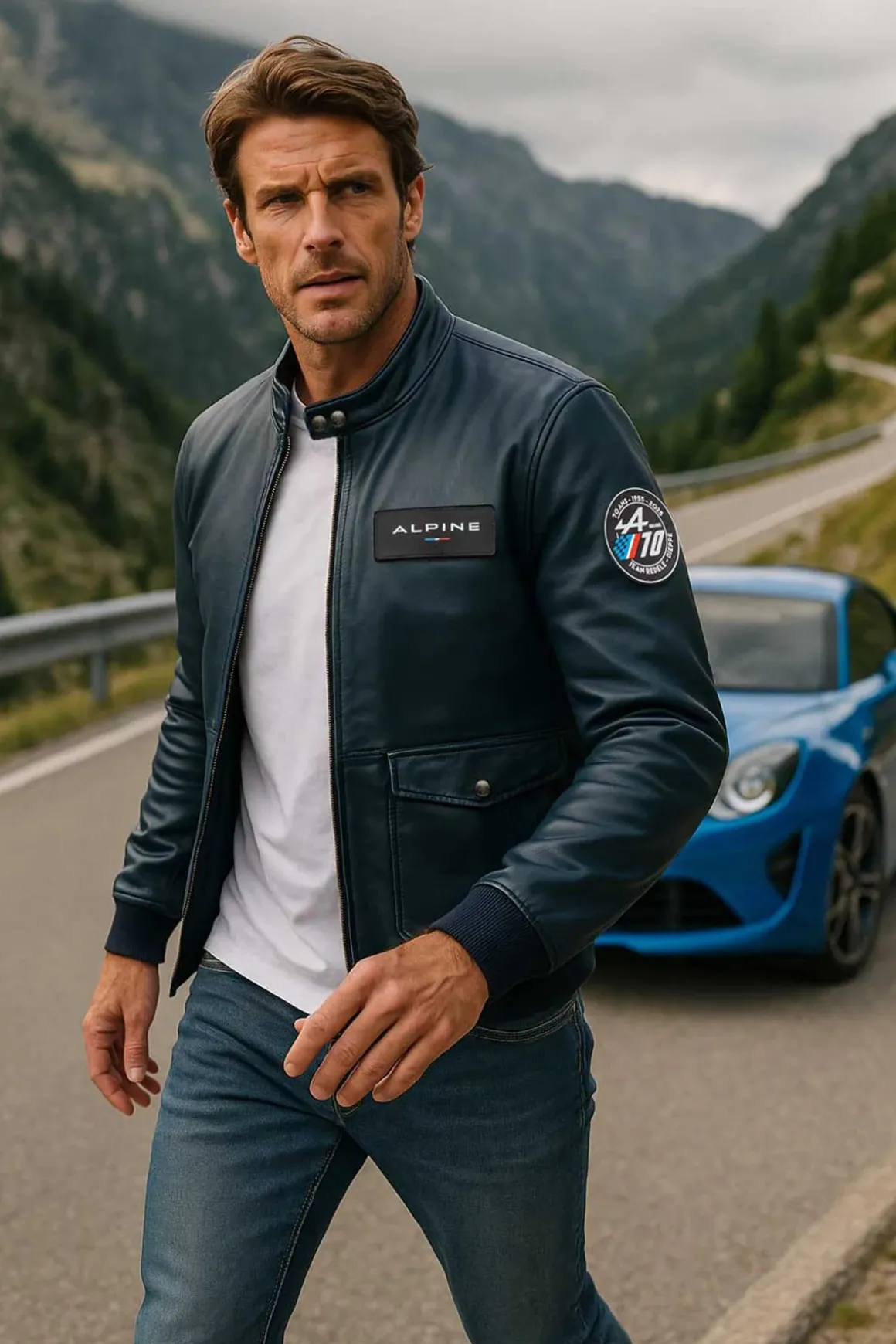 Blouson Homme Alpine M70 Royal Blue