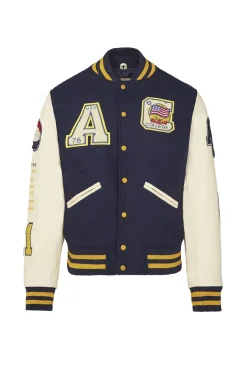 Blouson Homme American College Ac-17 Navy Beige
