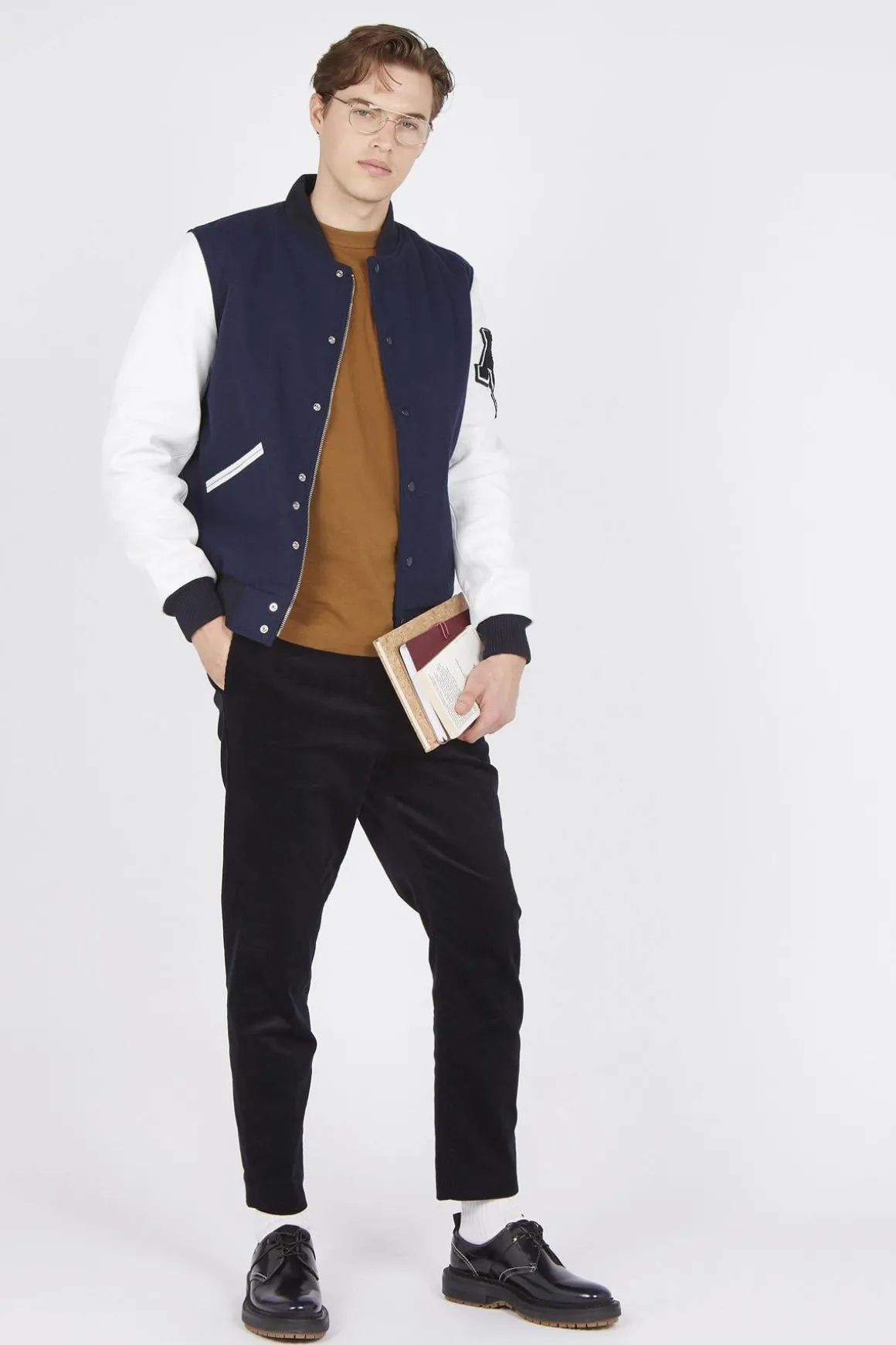 Blouson Homme American College Ref 70 Navy/White