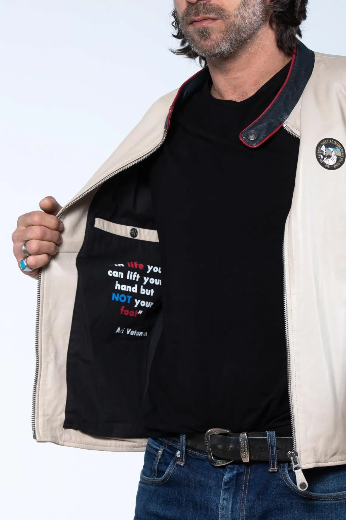 Blouson Homme Ari Vatanen Ari Ecru