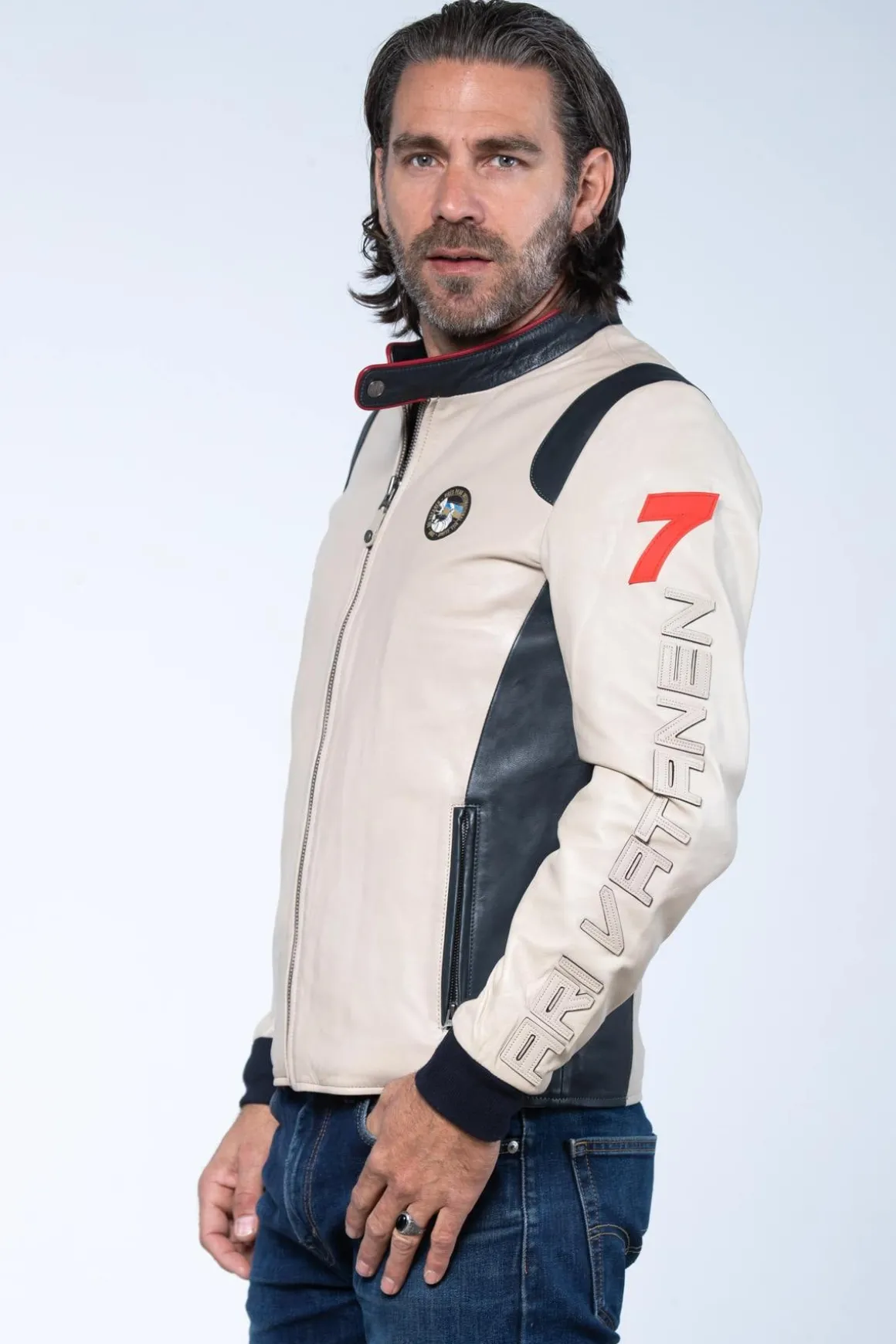 Blouson Homme Ari Vatanen Ari Ecru