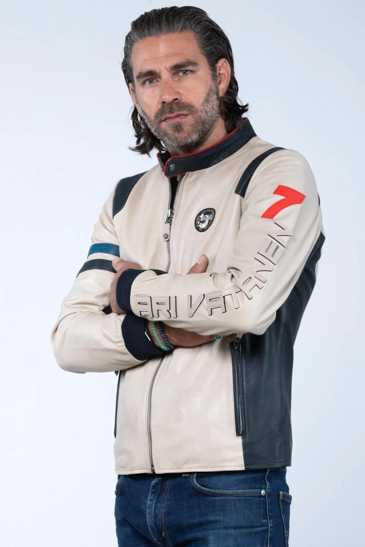 Blouson Homme Ari Vatanen Ari Ecru