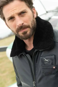 Blouson Homme Armée De L'air Et De L'espace Jet Atlas Navy