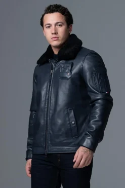 Blouson Homme Armée De L'air Et De L'espace Jet Atlas Navy