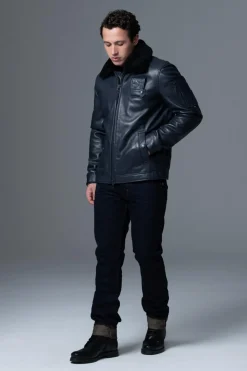 Blouson Homme Armée De L'air Et De L'espace Jet Atlas Navy