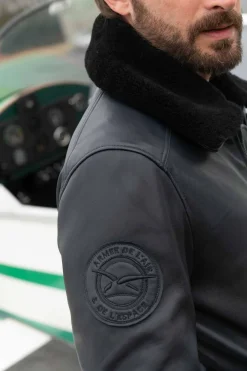 Blouson Homme Armée De L'air Et De L'espace Jet Atlas Navy