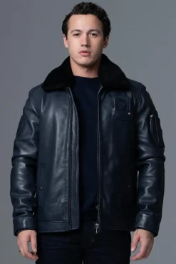 Blouson Homme Armée De L'air Et De L'espace Jet Atlas Navy