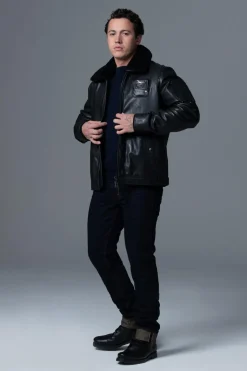 Blouson Homme Armée De L'air Et De L'espace Jet Atlas Black