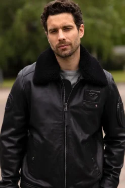 Blouson Homme Armée De L'air Et De L'espace Jet Atlas Black