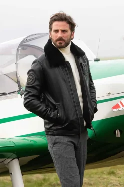 Blouson Homme Armée De L'air Et De L'espace Jet Atlas Black