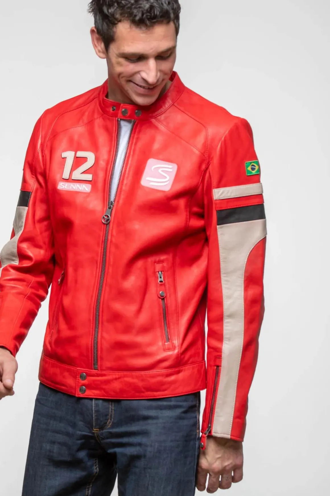 Blouson Homme Ayrton Senna Magic Senna Red Senna