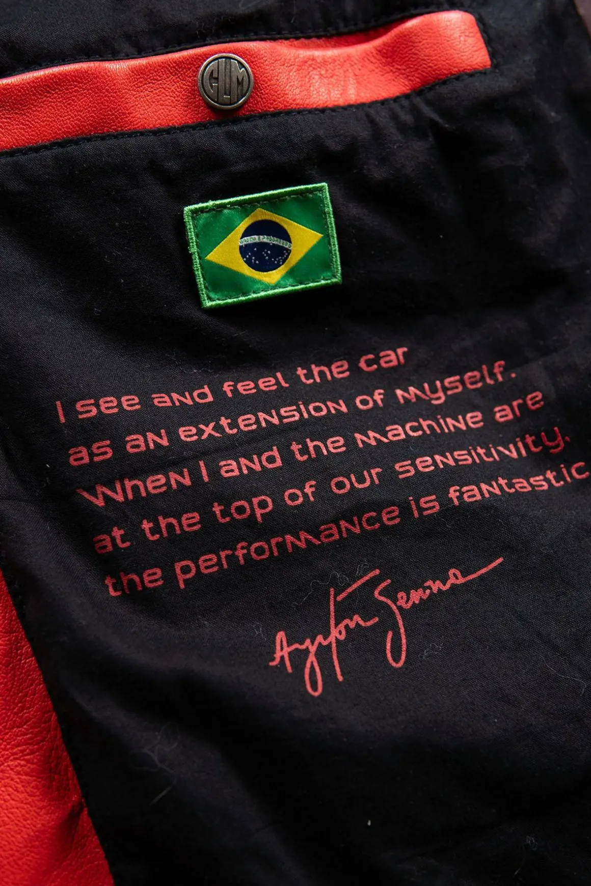 Blouson Homme Ayrton Senna Magic Senna Red Senna