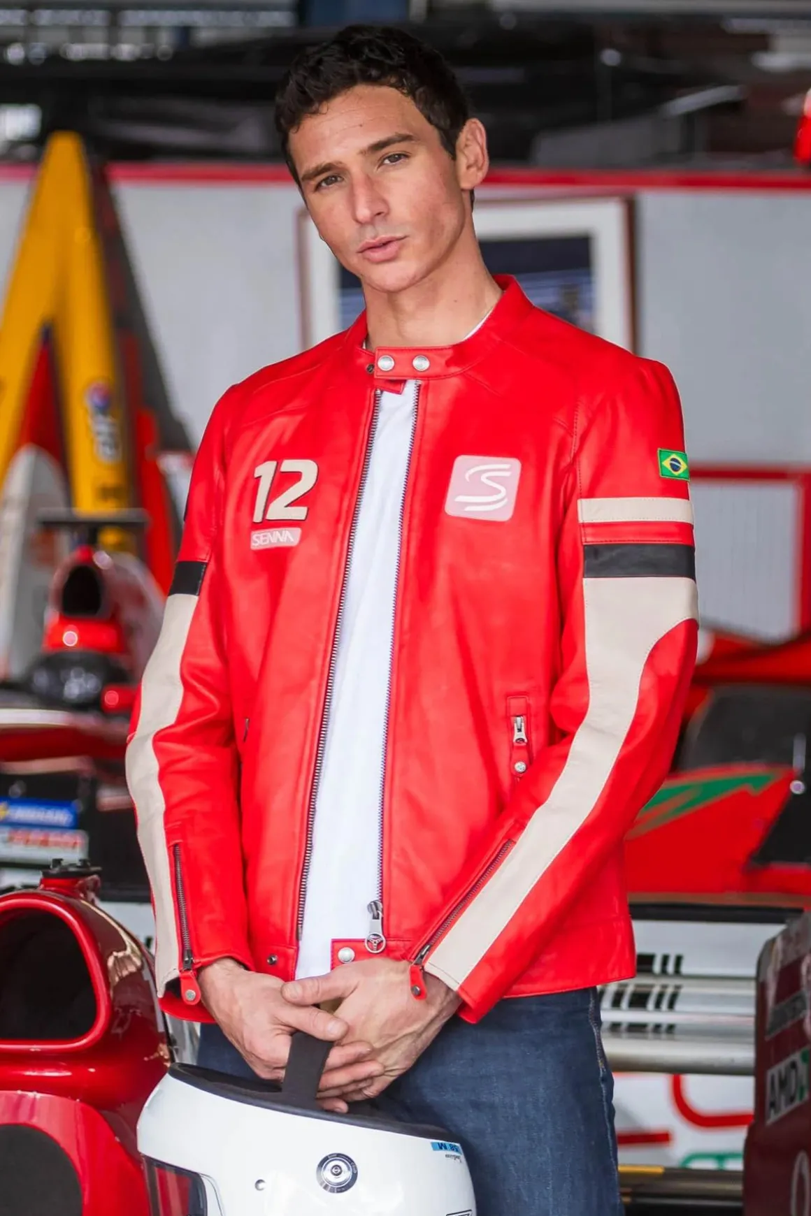 Blouson Homme Ayrton Senna Magic Senna Red Senna