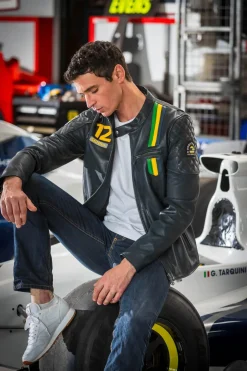 Blouson Homme Ayrton Senna Sao Paulo Navy