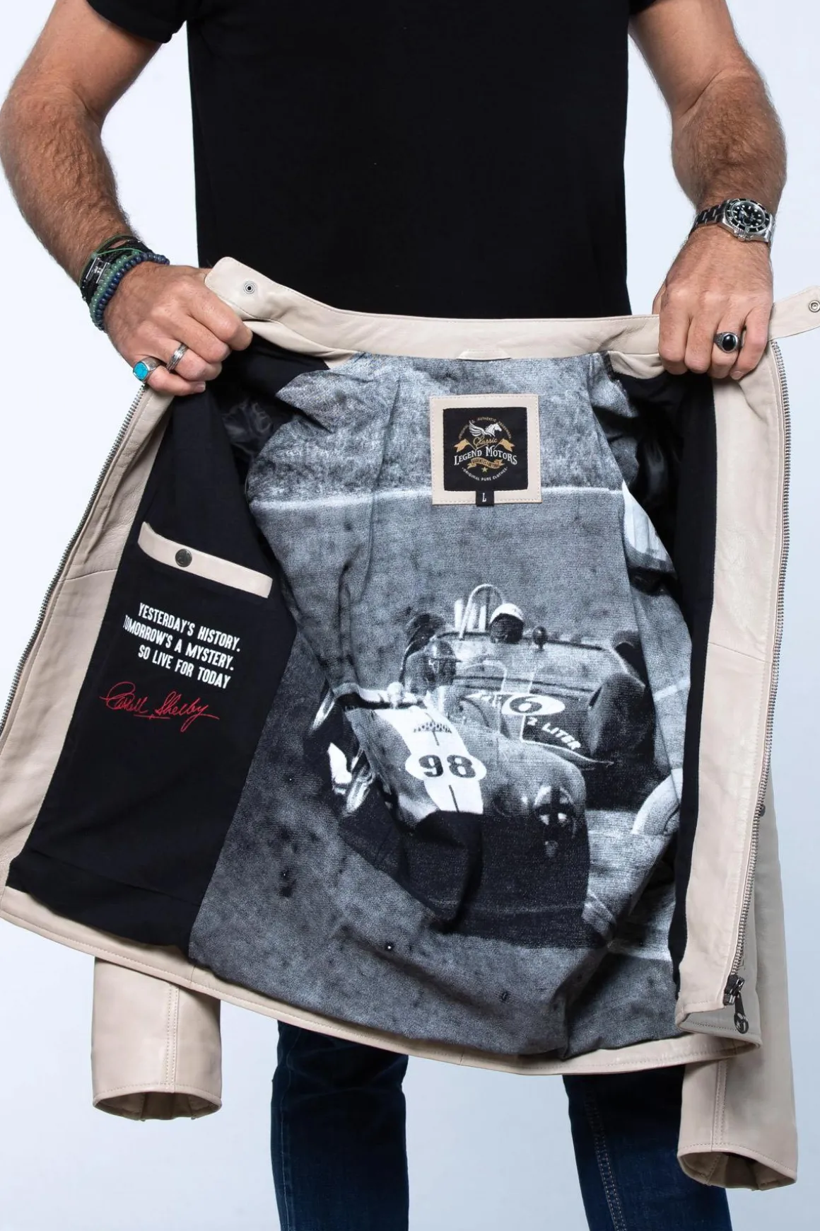 Blouson Homme Carroll Shelby Shelby Men Ecru